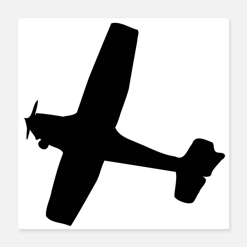 Avion Poster 40 x 40 cm