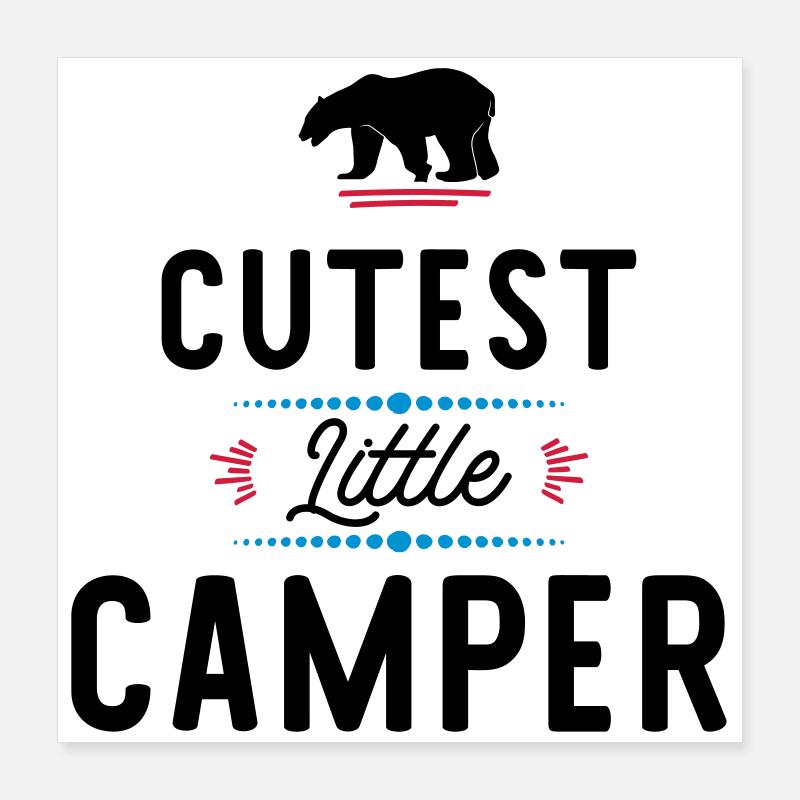 Camper Poster 40x40 cm