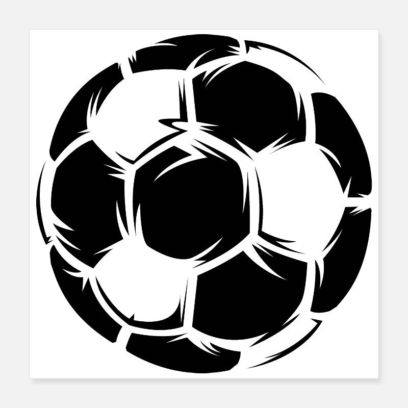 Illustration Ball utilisé look utilisé équipe logo icône Poster 40 x 40 cm