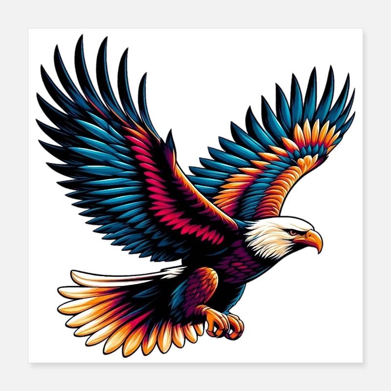 Aigle Poster 40 x 40 cm