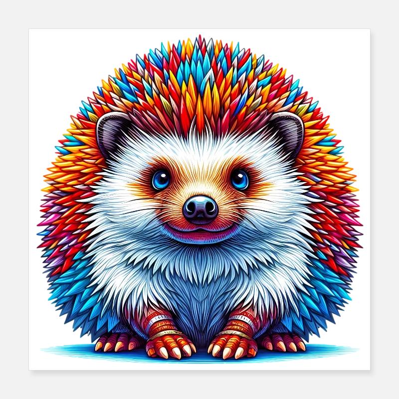 Igel Poster 40x40 cm