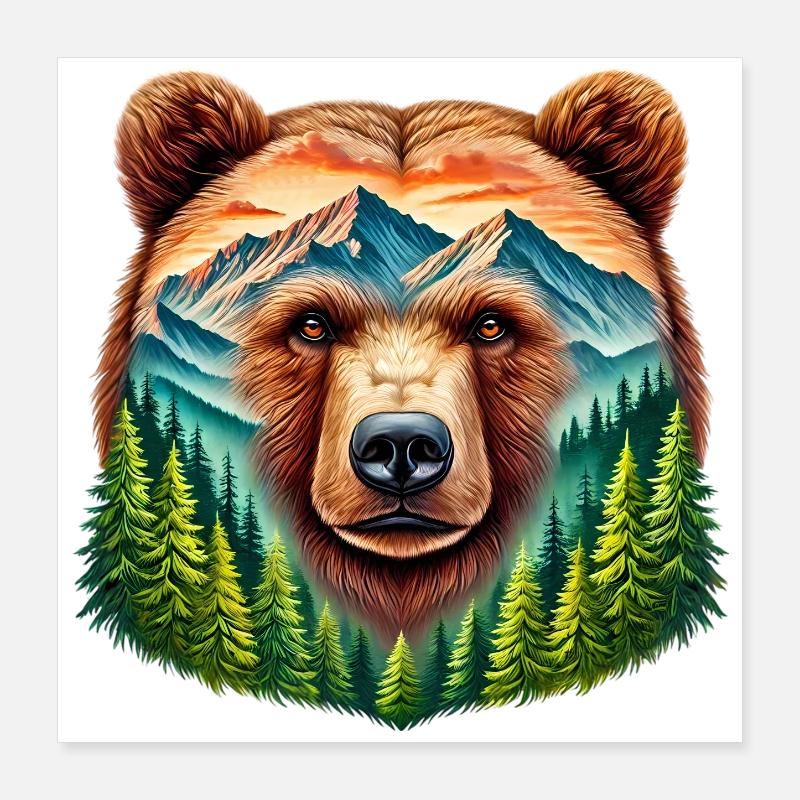 Ours Poster 40 x 40 cm