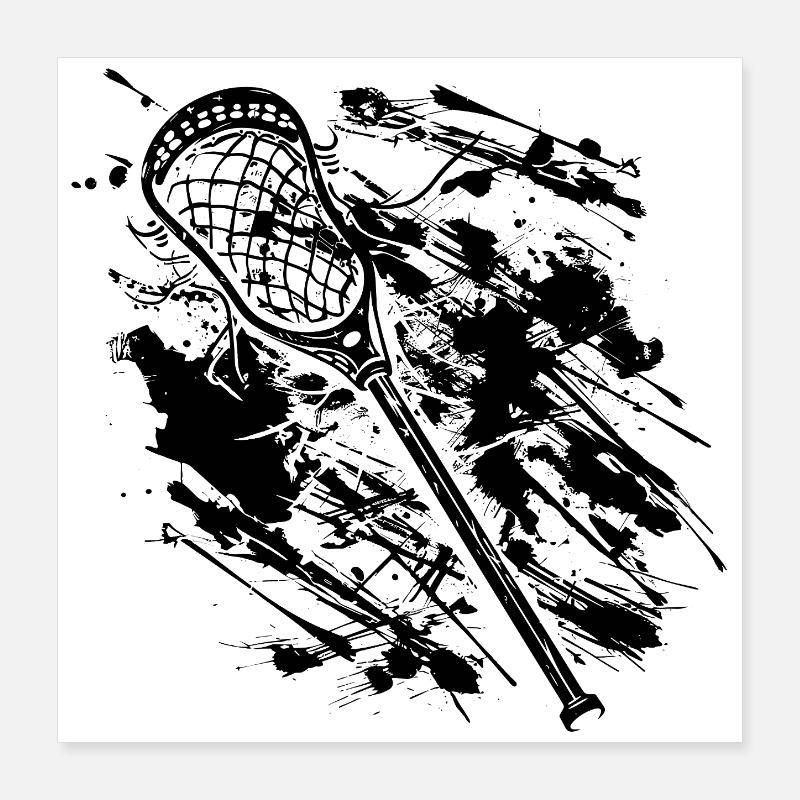 Bâtons de crosse Poster 40 x 40 cm