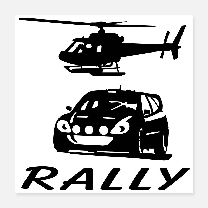 Rally Poster 40x40 cm