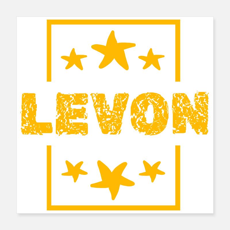 Levon dans le rôle de Levon Poster 40 x 40 cm