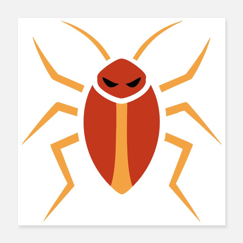 Kacarlake, Insecte Poster 40 x 40 cm