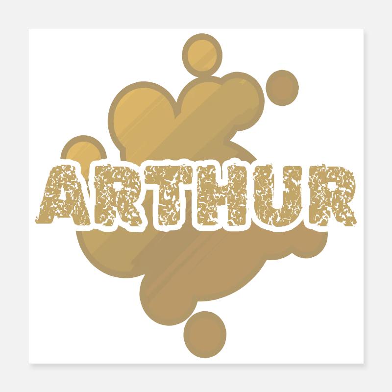 Arthur Poster 40 x 40 cm