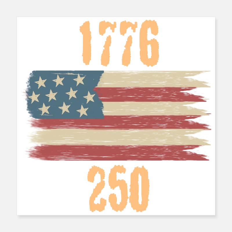 America 250 Poster 40 x 40 cm