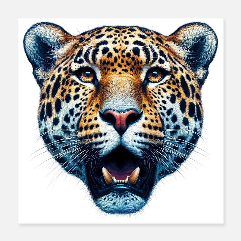 Leopard Poster 40x40 cm