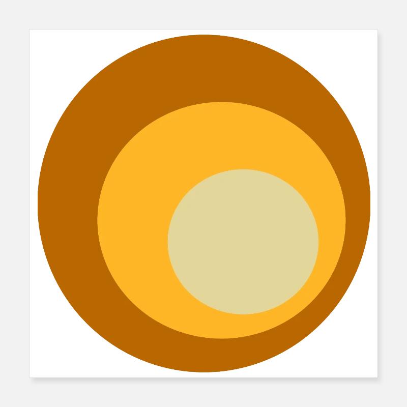 70s pattern Poster 16" x 16" (40x40 cm)