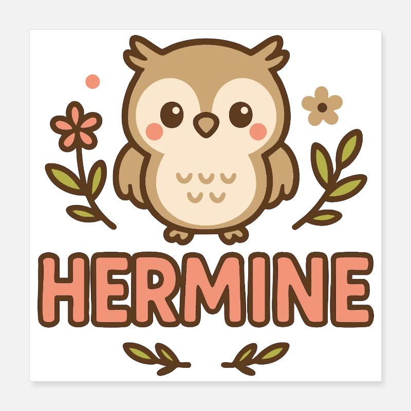 Hermine Poster 40x40 cm