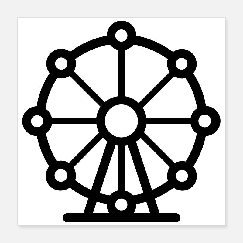 grande roue Poster 40 x 40 cm