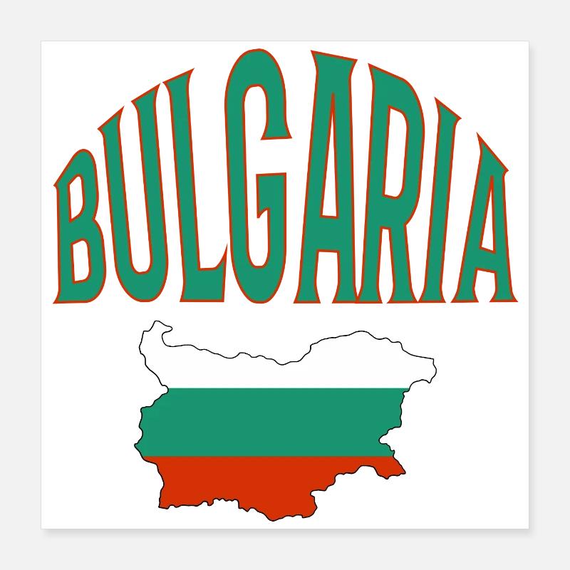 Bulgaria Poster 40x40 cm
