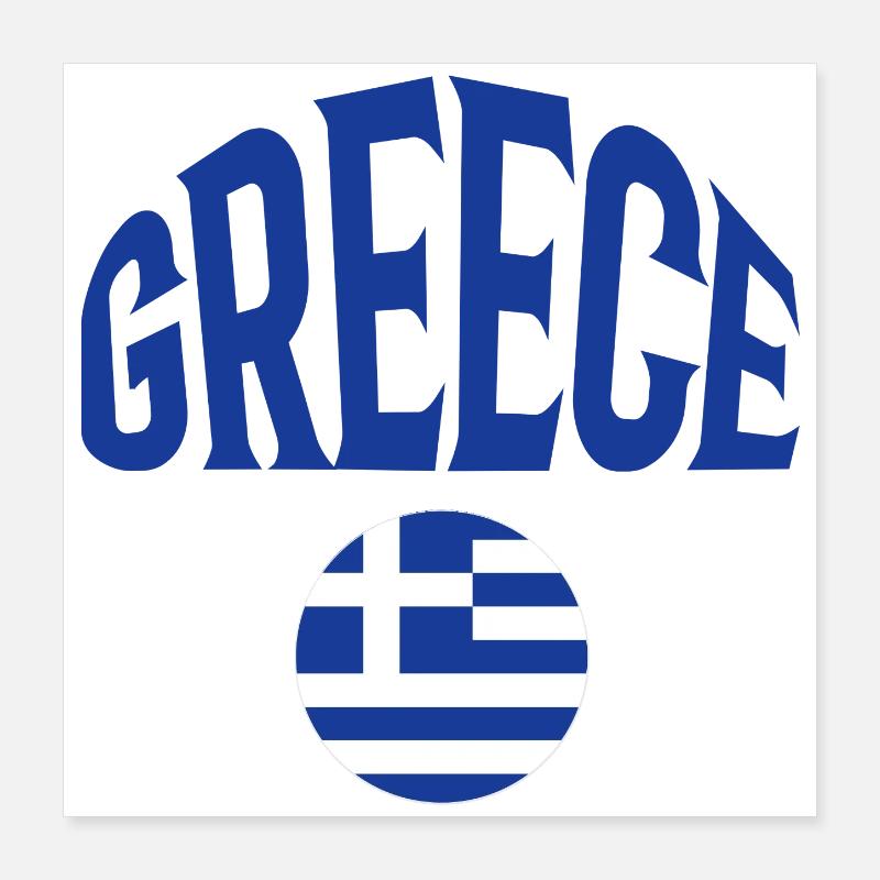 Greece Poster 16" x 16" (40x40 cm)