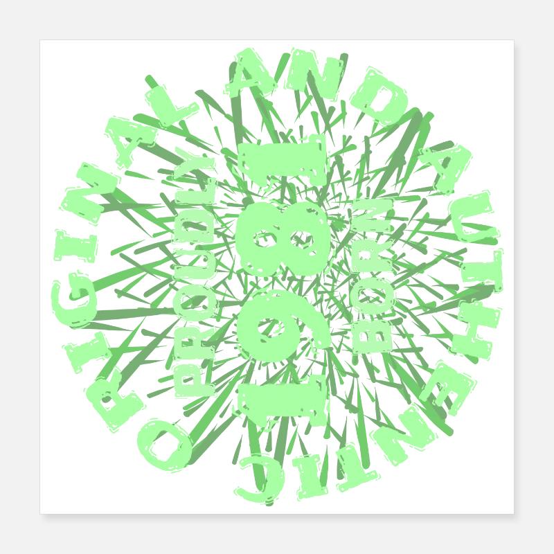 Temps libre 1981 Poster 40 x 40 cm