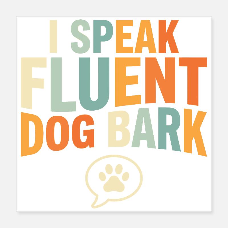 Technicien en chenil, assistant en chenil, soins aux animaux Poster 40 x 40 cm