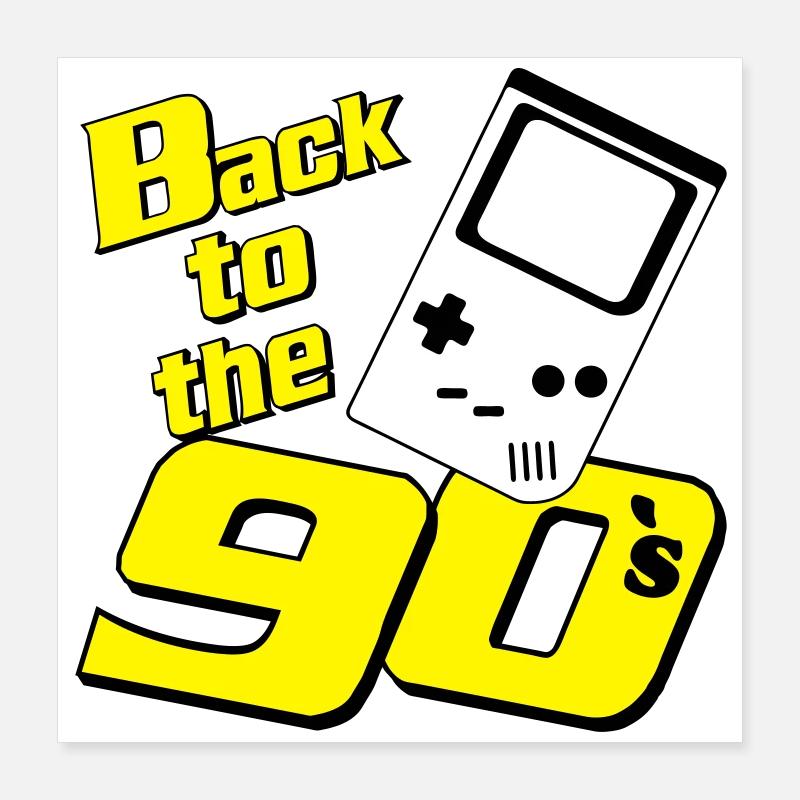 90s Party , Theme Party , 90s Retro Game (25) Poster 16" x 16" (40x40 cm)