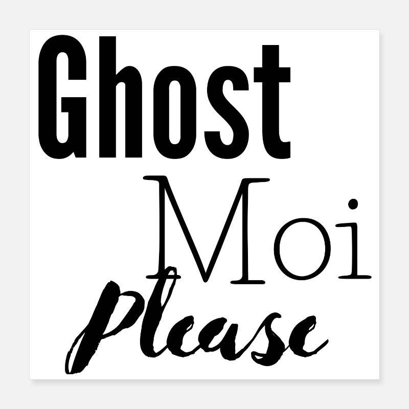 Geist Poster 40x40 cm