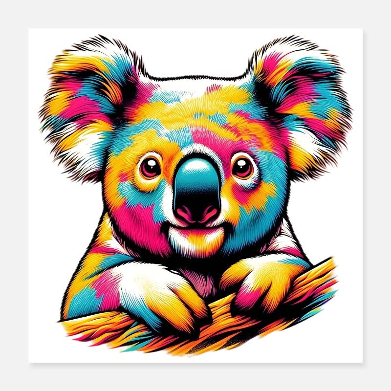 Koala Poster 16" x 16" (40x40 cm)