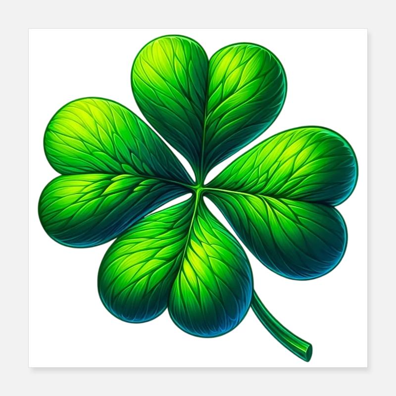 Four-leaf clover Poster 16" x 16" (40x40 cm)