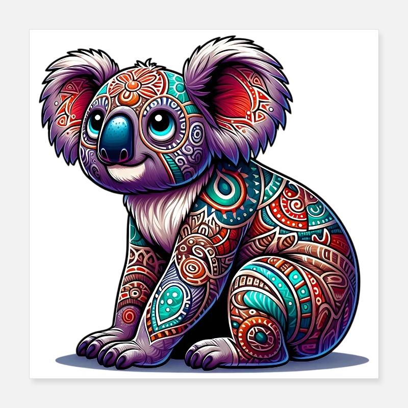Koala Poster 40x40 cm