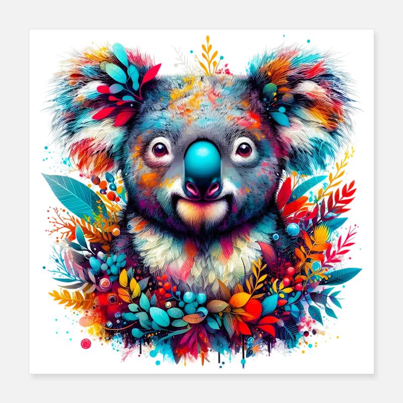 Koala Poster 40x40 cm