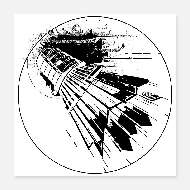 Shuttlecock Poster 16" x 16" (40x40 cm)