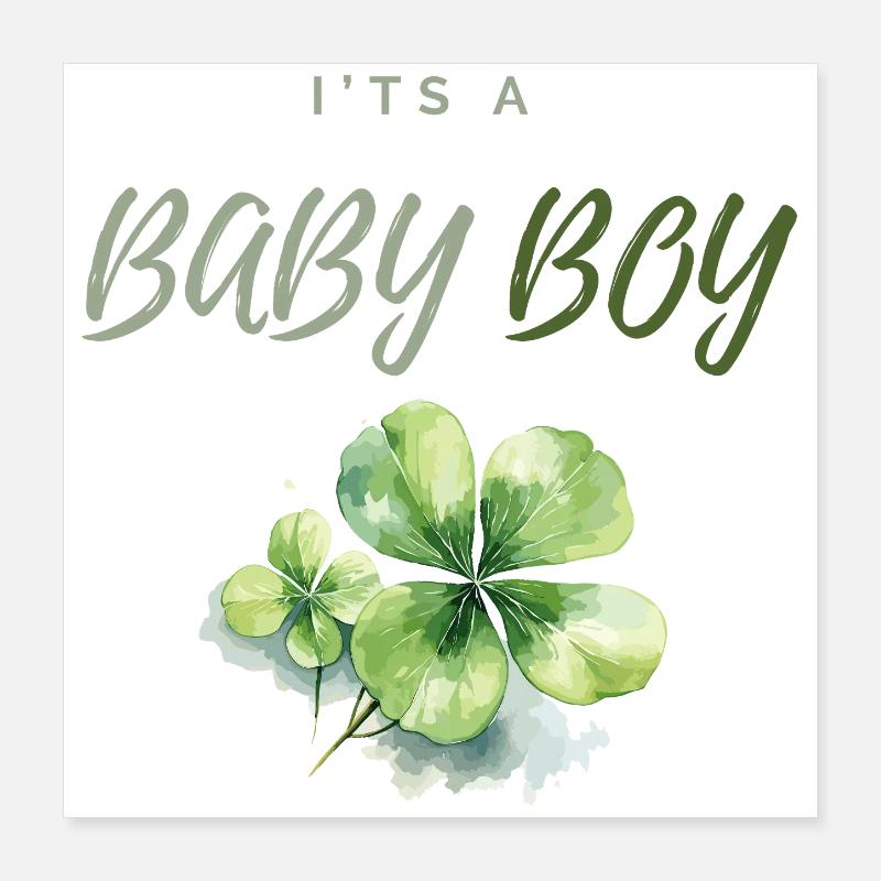 Bébé Poster 40 x 40 cm