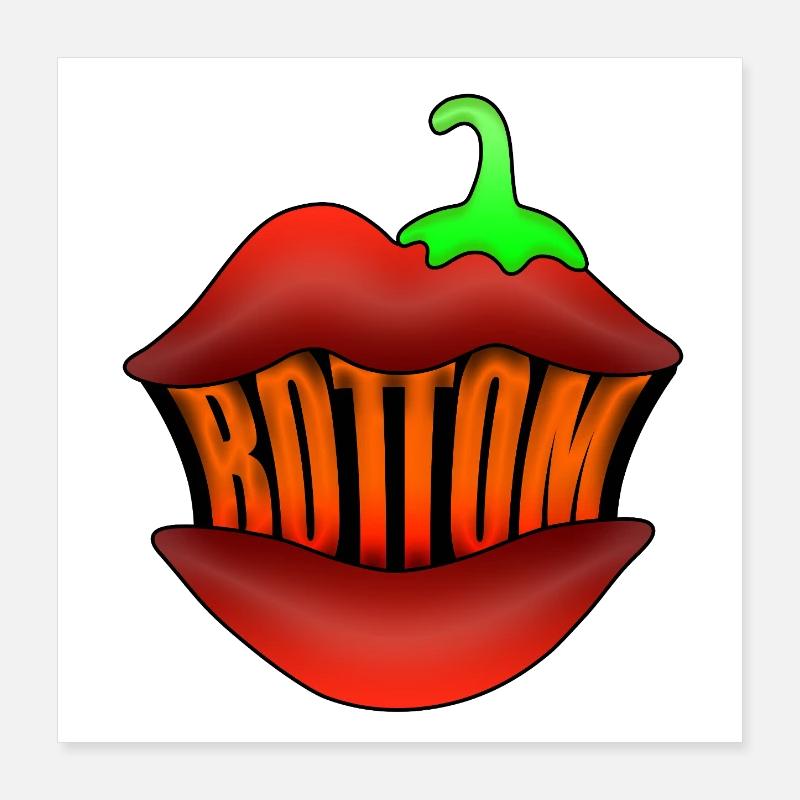 Bottom Poster 16" x 16" (40x40 cm)