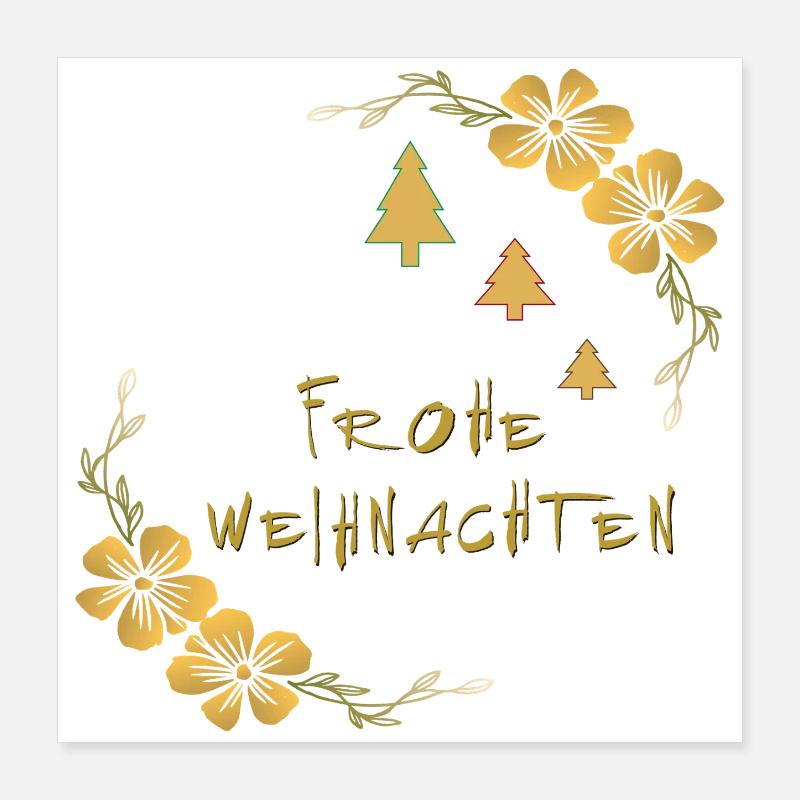 Joyeux Noël Poster 40 x 40 cm