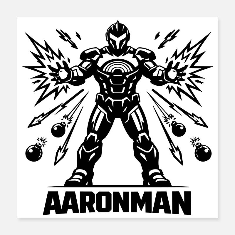 Aronman Poster 40x40 cm