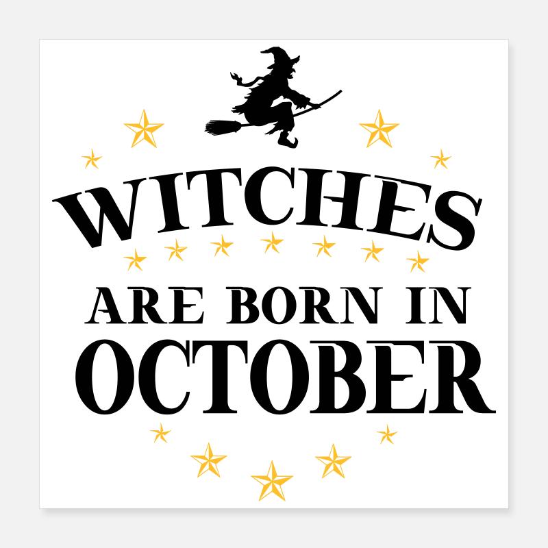 Sorcières Oktober Poster 40 x 40 cm