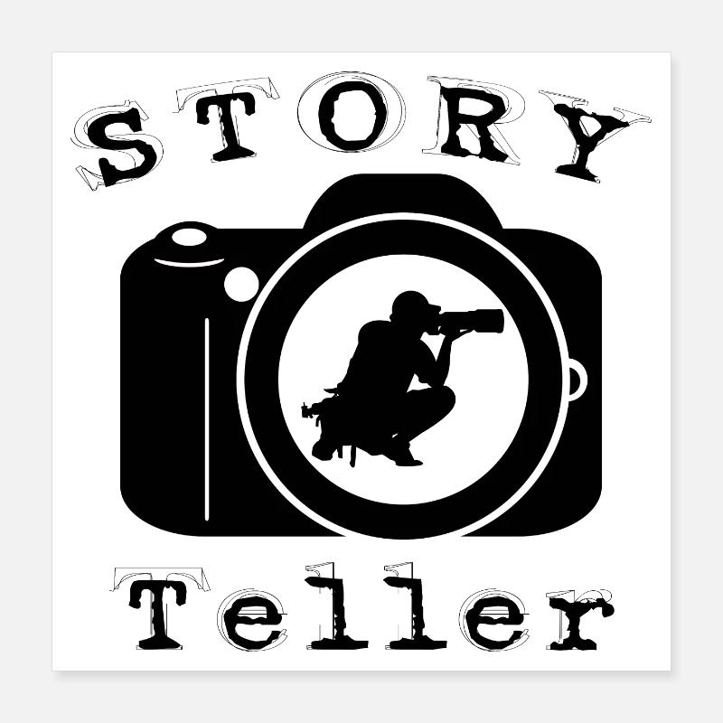 Storyteller Poster 40x40 cm