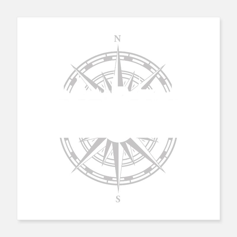 Skyline Hannover Poster 40x40 cm