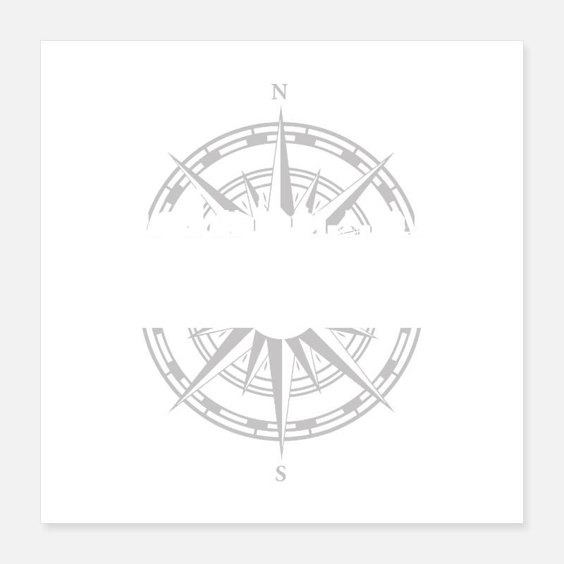 Skyline Hamm Poster 40x40 cm