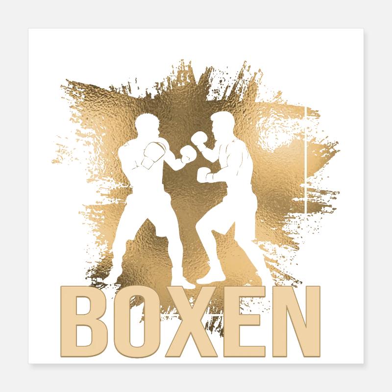 Boxen Poster 40x40 cm