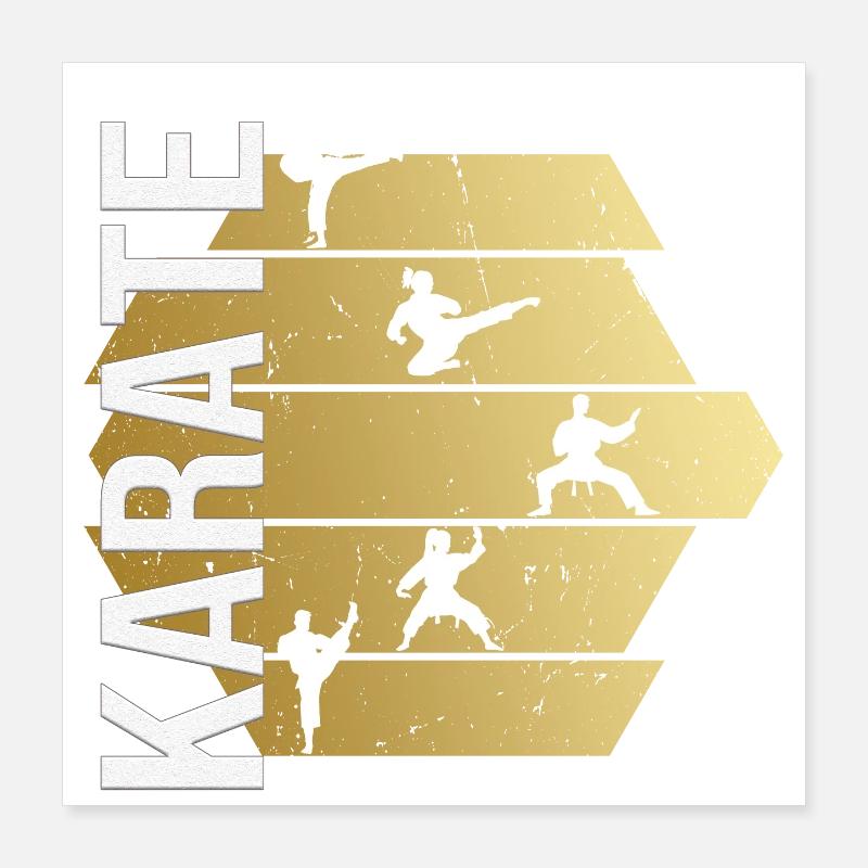 Karate Poster 40x40 cm