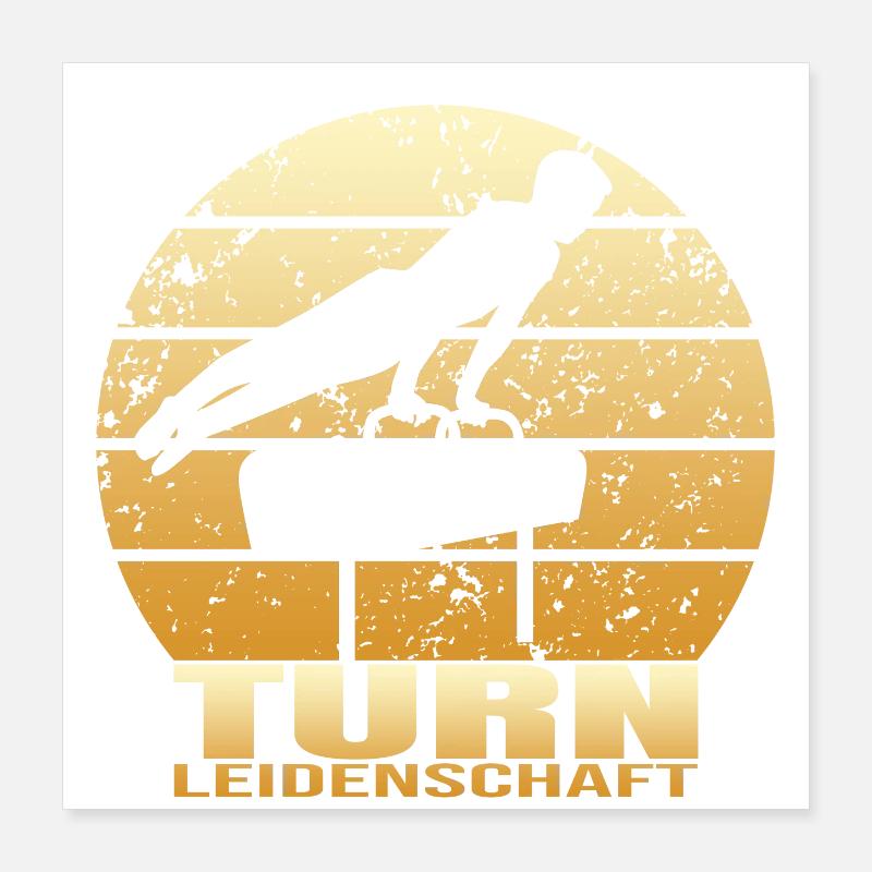 Turn Leidenschaft Poster 40x40 cm