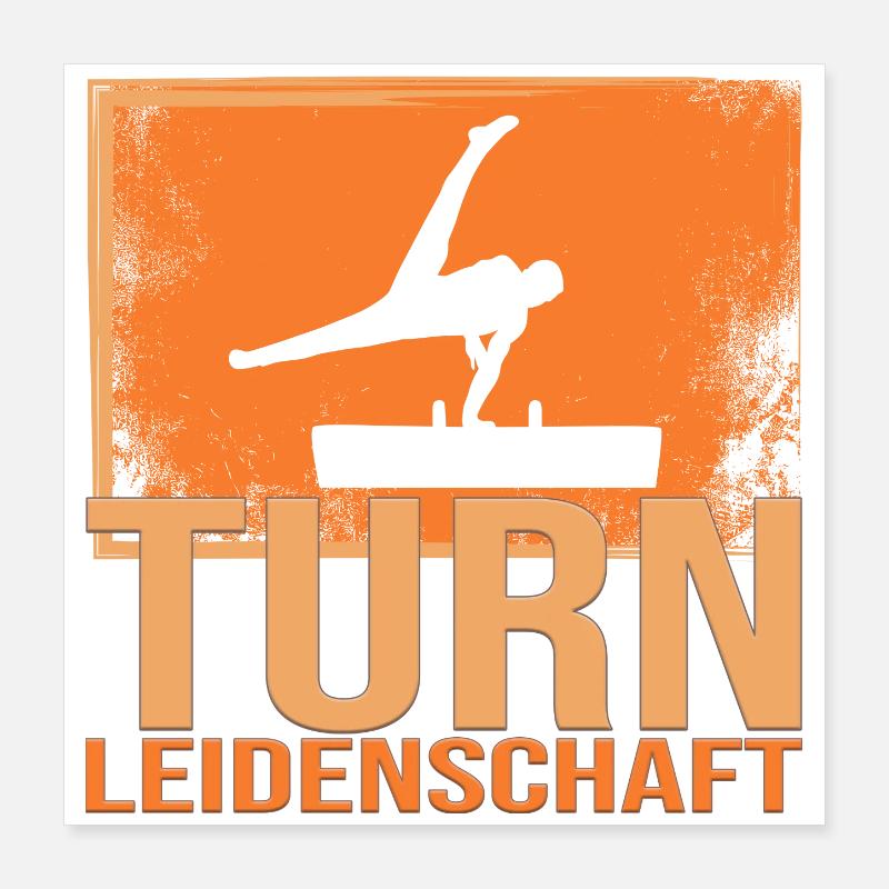 Turn Leidenschaft Poster 40x40 cm