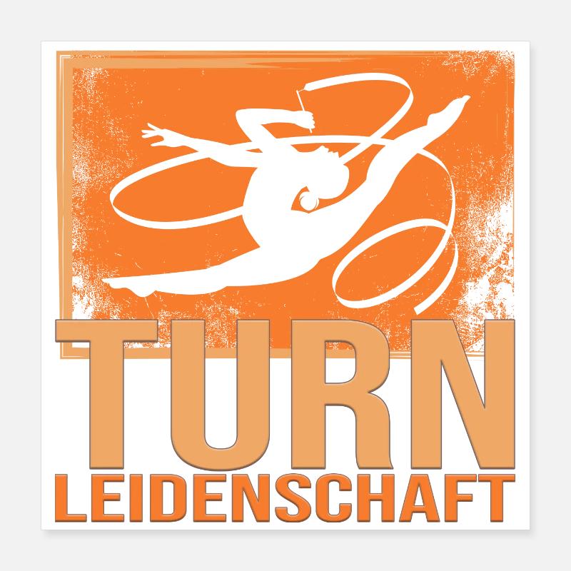 Turn Leidenschaft Poster 40x40 cm