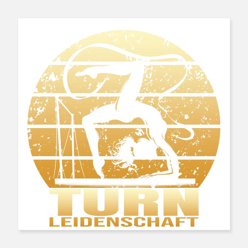 Turn Leidenschaft Poster 40x40 cm