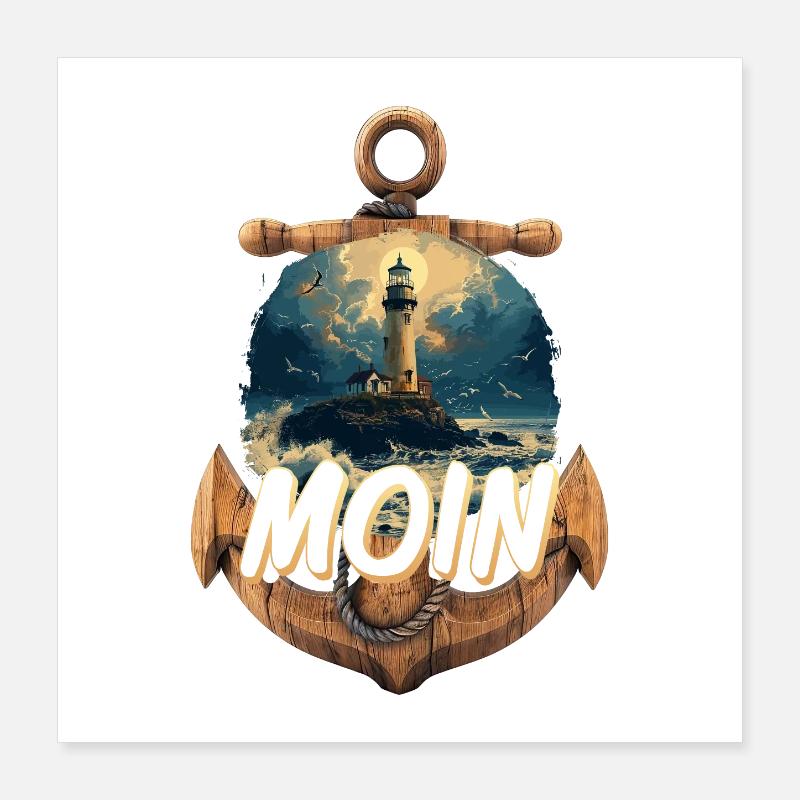 Moin Poster 40x40 cm