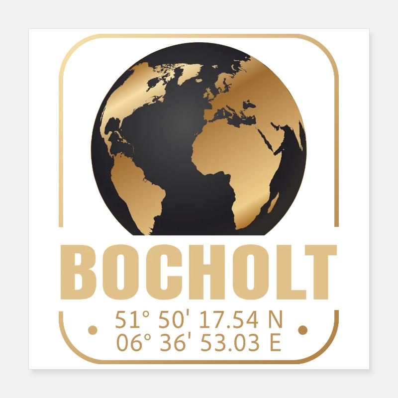 Bocholt Poster 40x40 cm