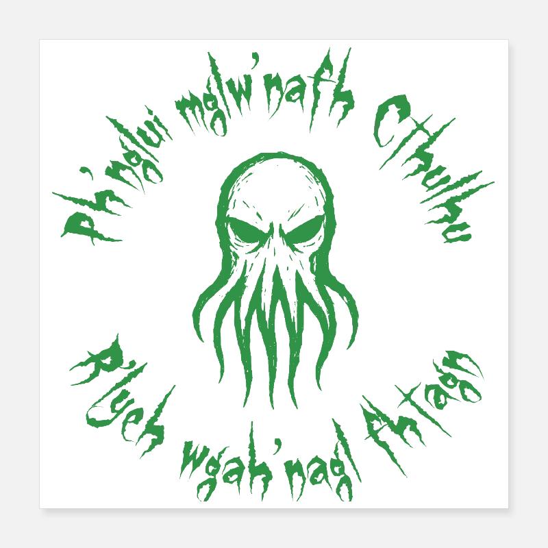 Le réveil de Cthulhu 2 Poster 40 x 40 cm
