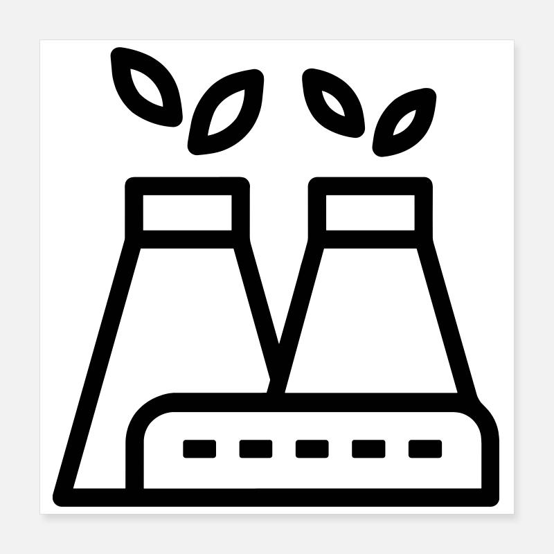 Eco-friendly factory Poster 16" x 16" (40x40 cm)