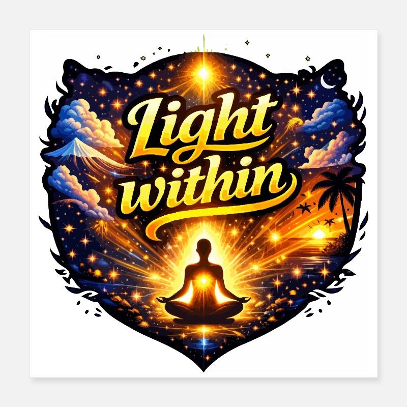 Light within Poster 16" x 16" (40x40 cm)