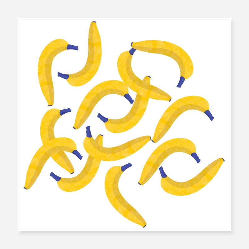 Bananas Poster 16" x 16" (40x40 cm)
