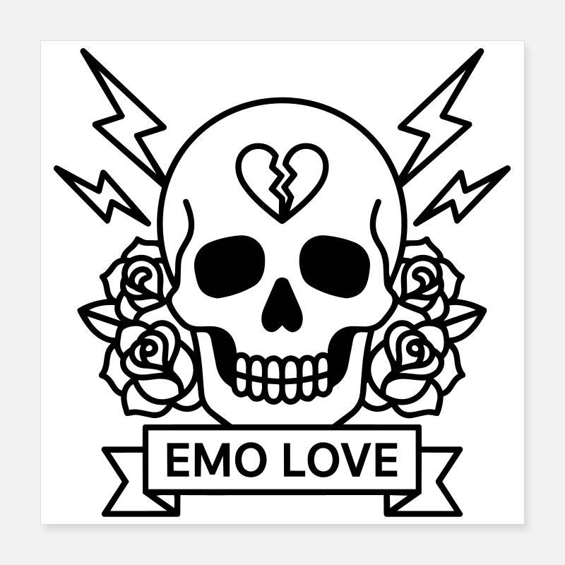 L’emo Poster 40 x 40 cm