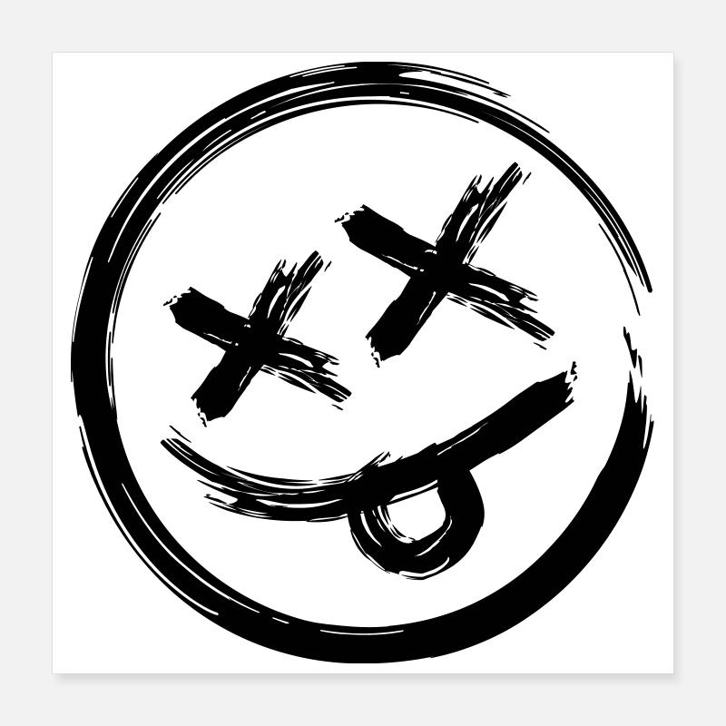 Smile Poster 16" x 16" (40x40 cm)