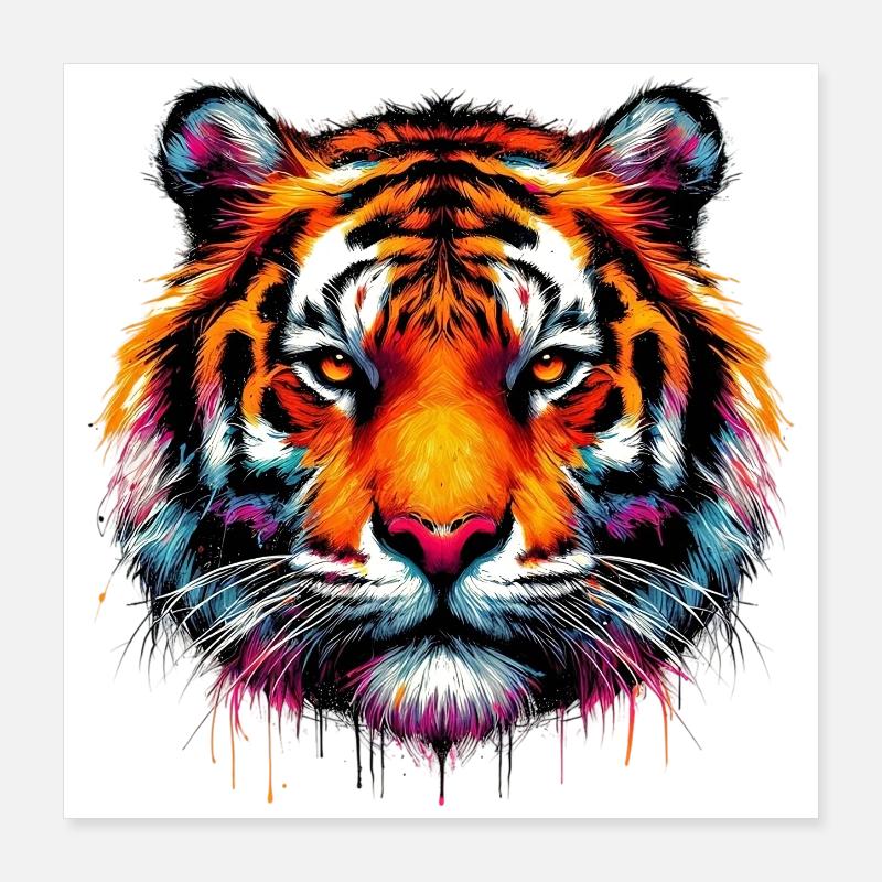 Tiger Poster 40x40 cm